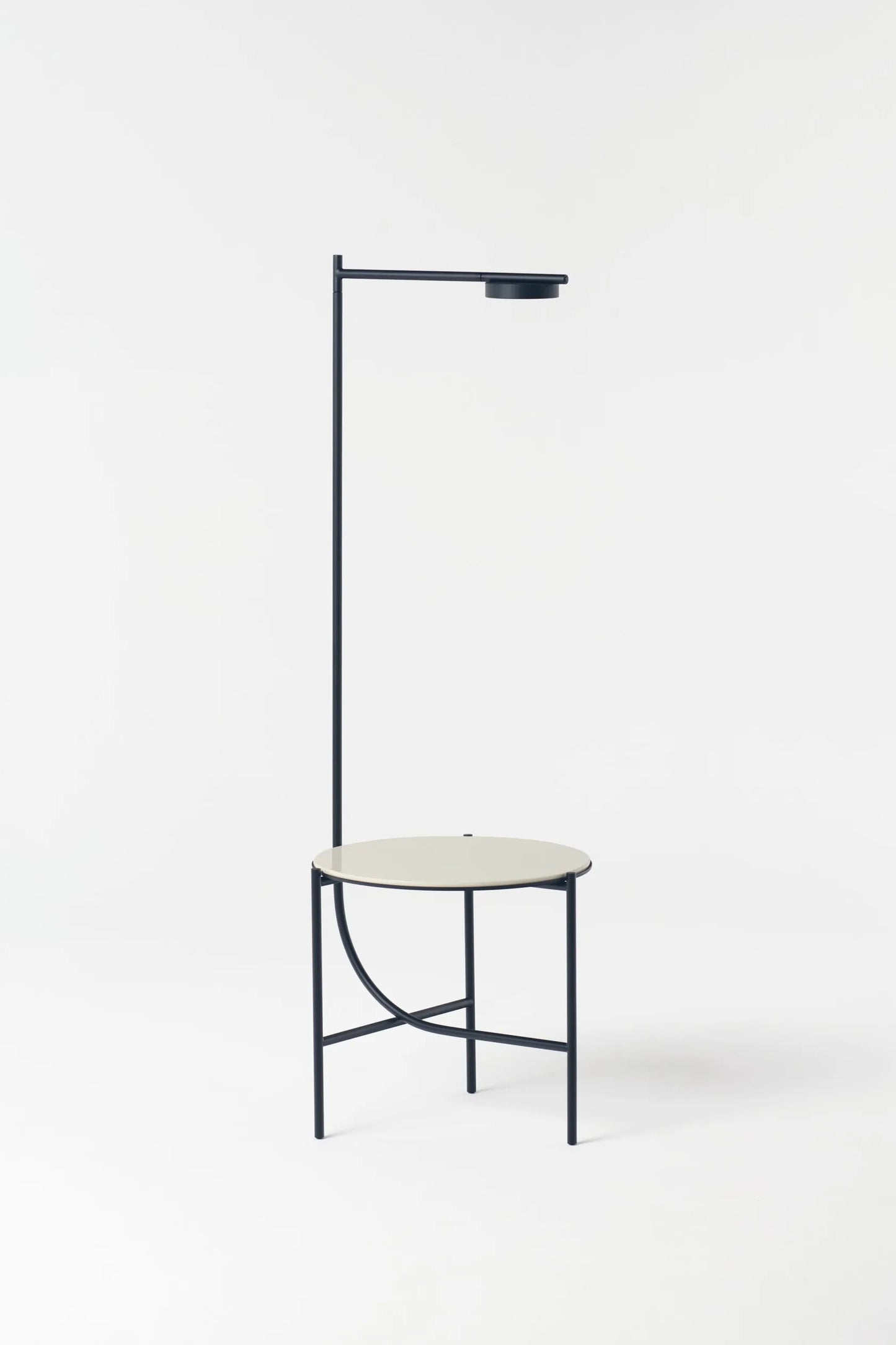 Lampe + Table Igram verre blanc
