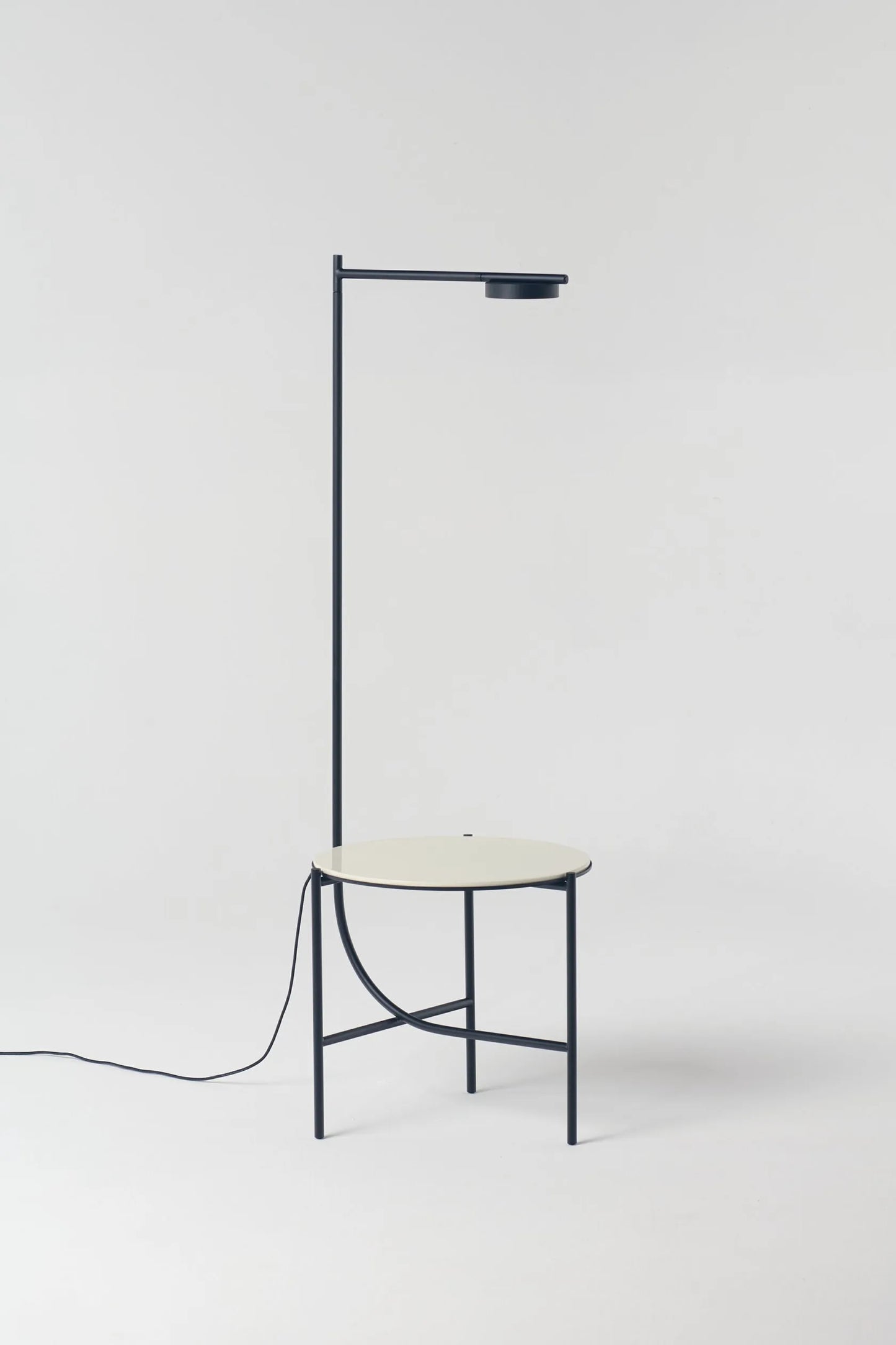 Lampe + Table Igram céramique Blanche