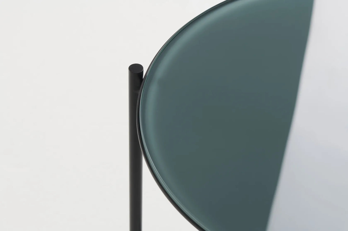 Lampe + Table Igram verre gris