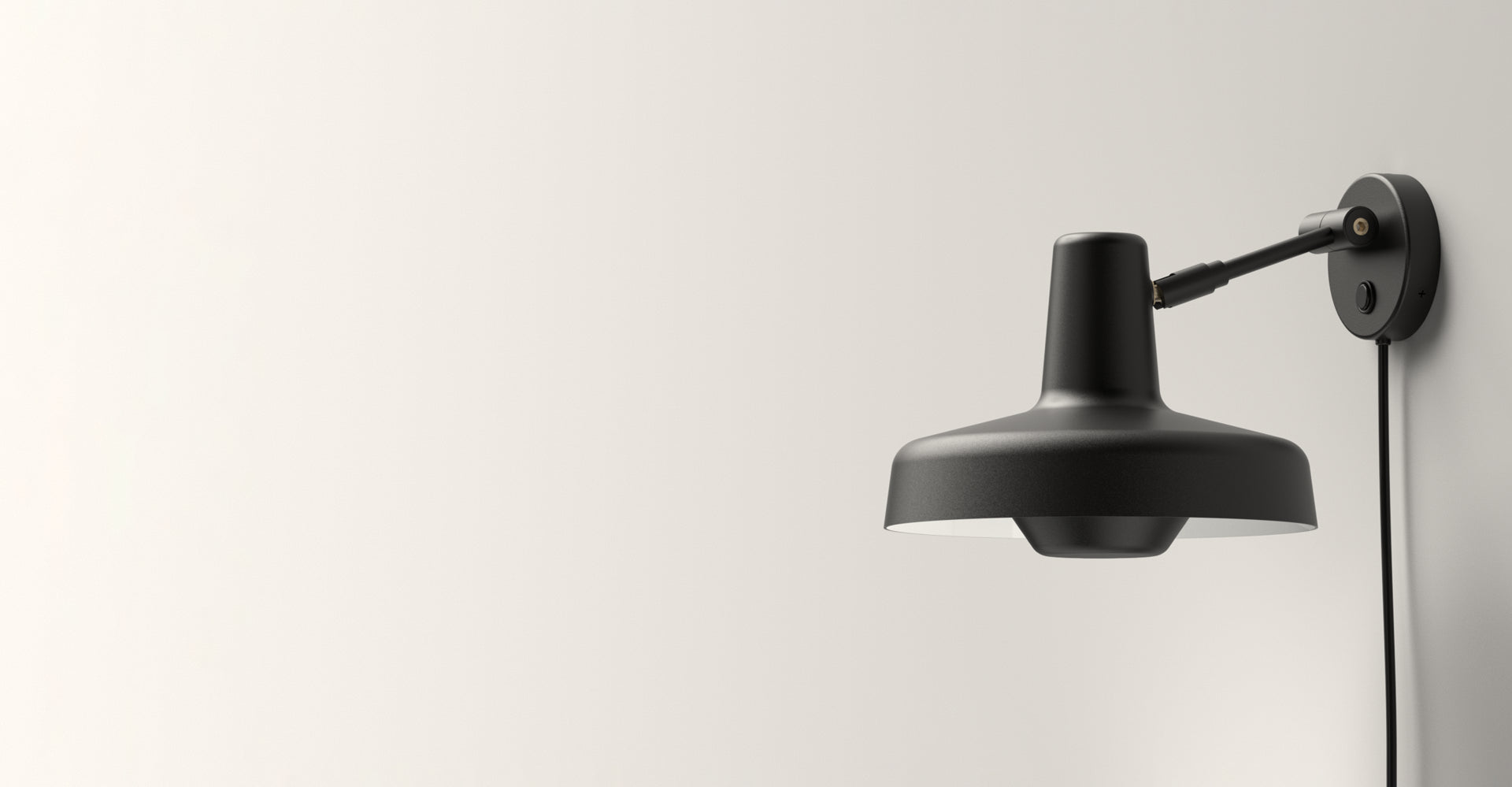 Wandschakelaar Arigato Extra Kort Wit