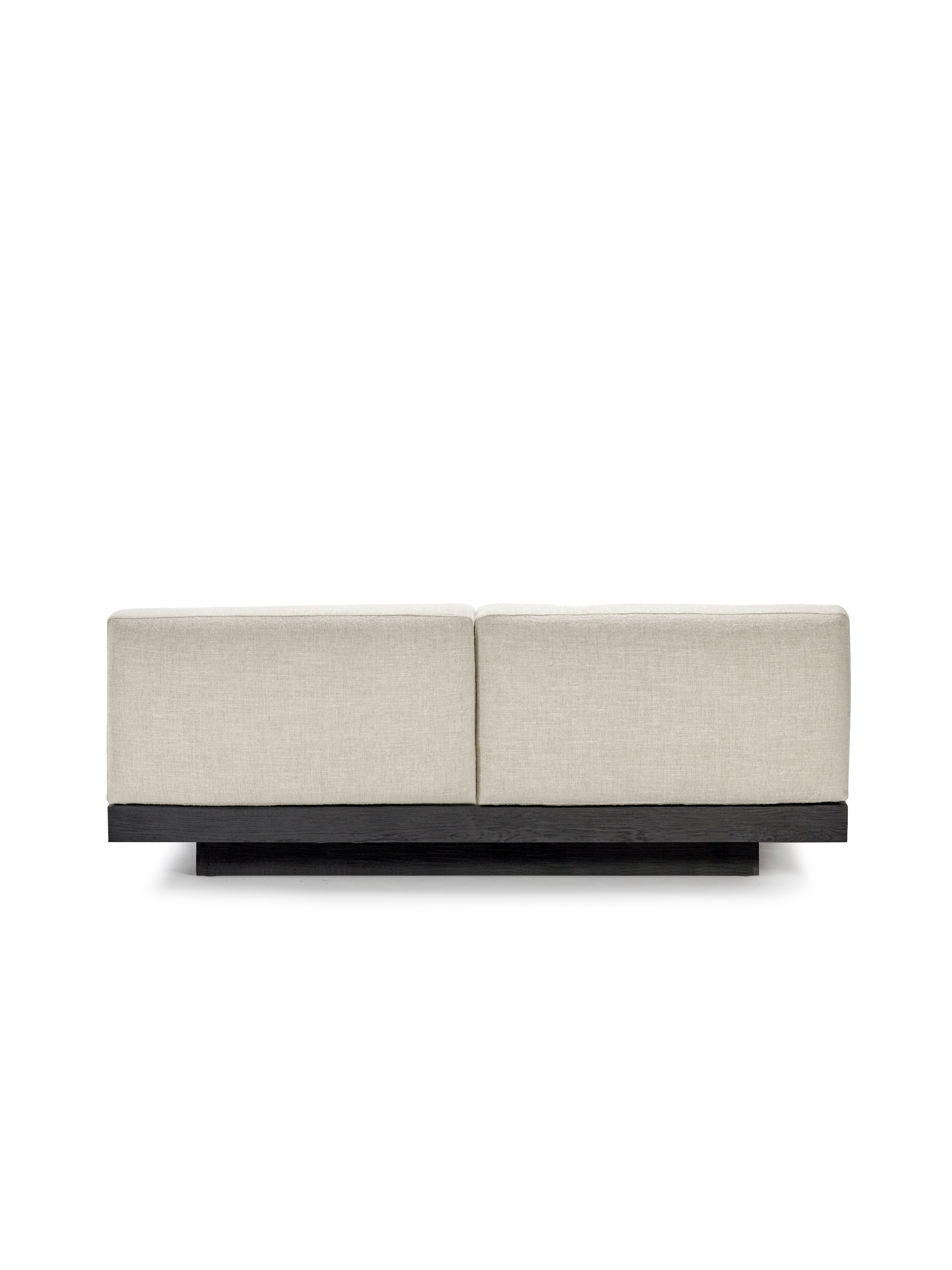 Rudolph Bone 2-seater sofa