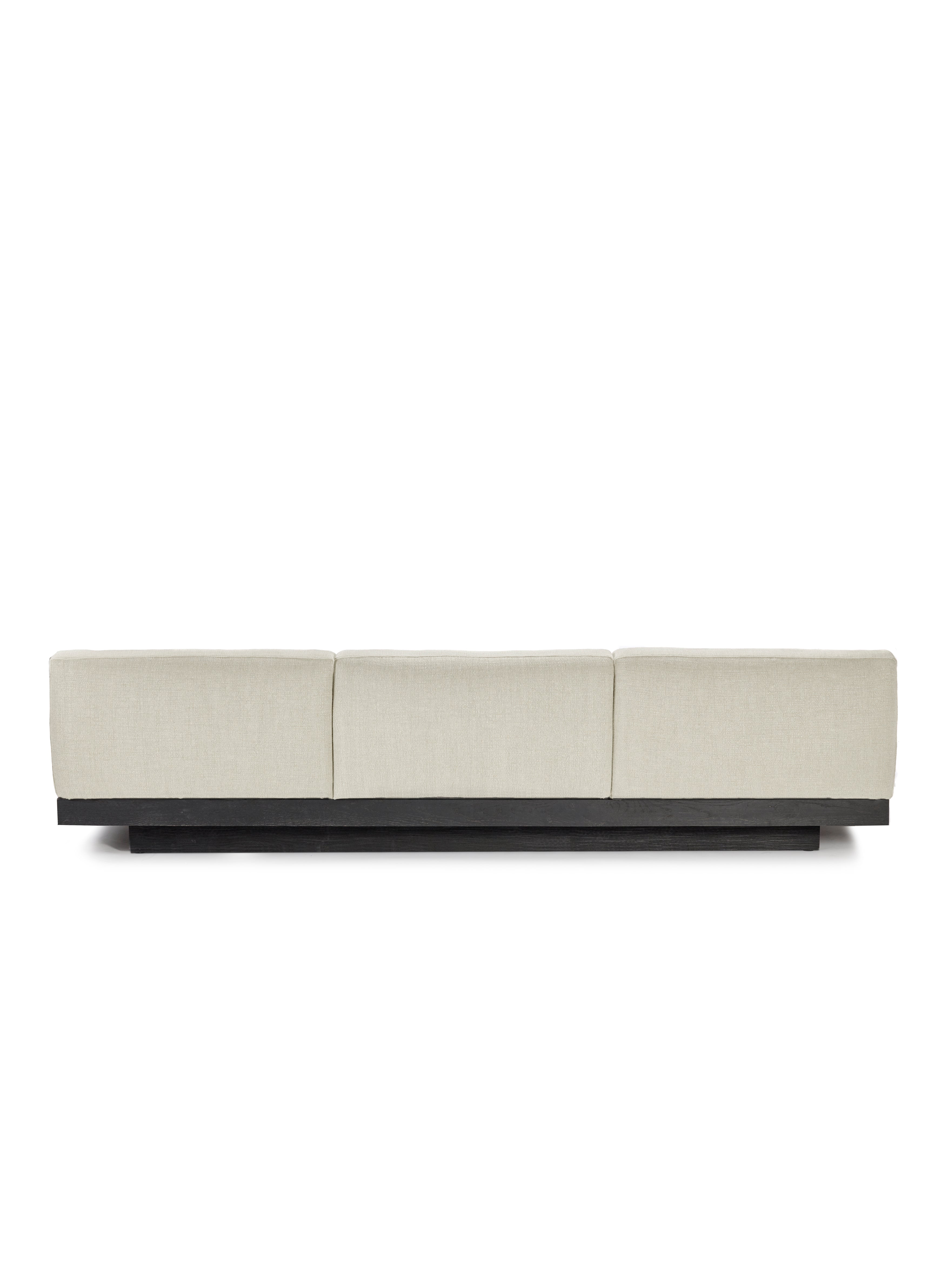 Rudolph Beige 3-seater sofa