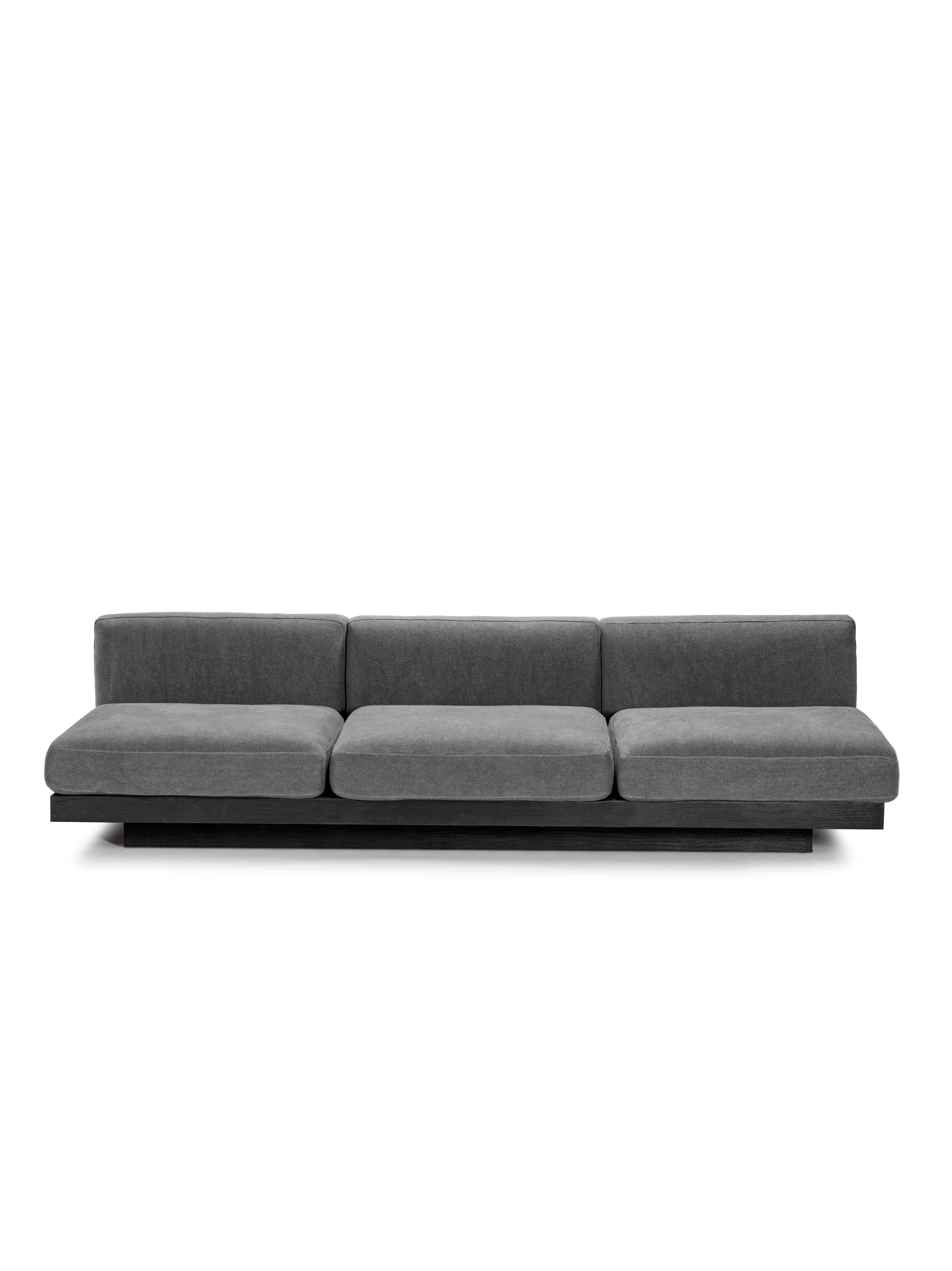 Rudolph Smoke 3-seater sofa