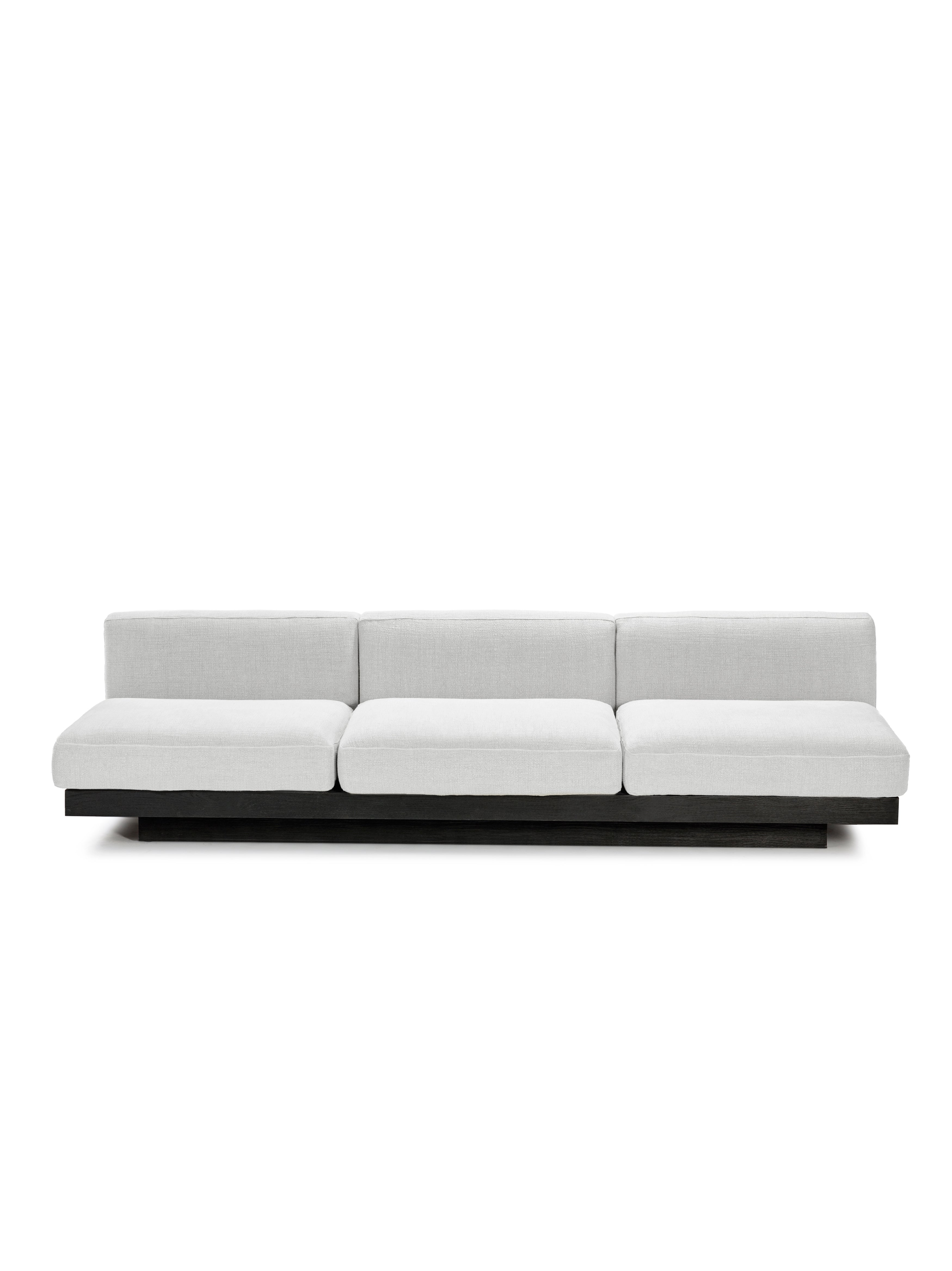 Rudolph White 3-seater sofa