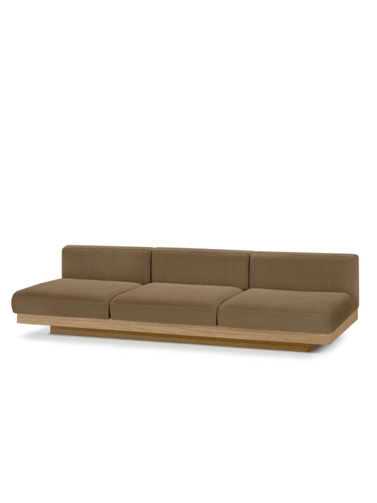 Rudolph Camel 3-seater outdoor sofa