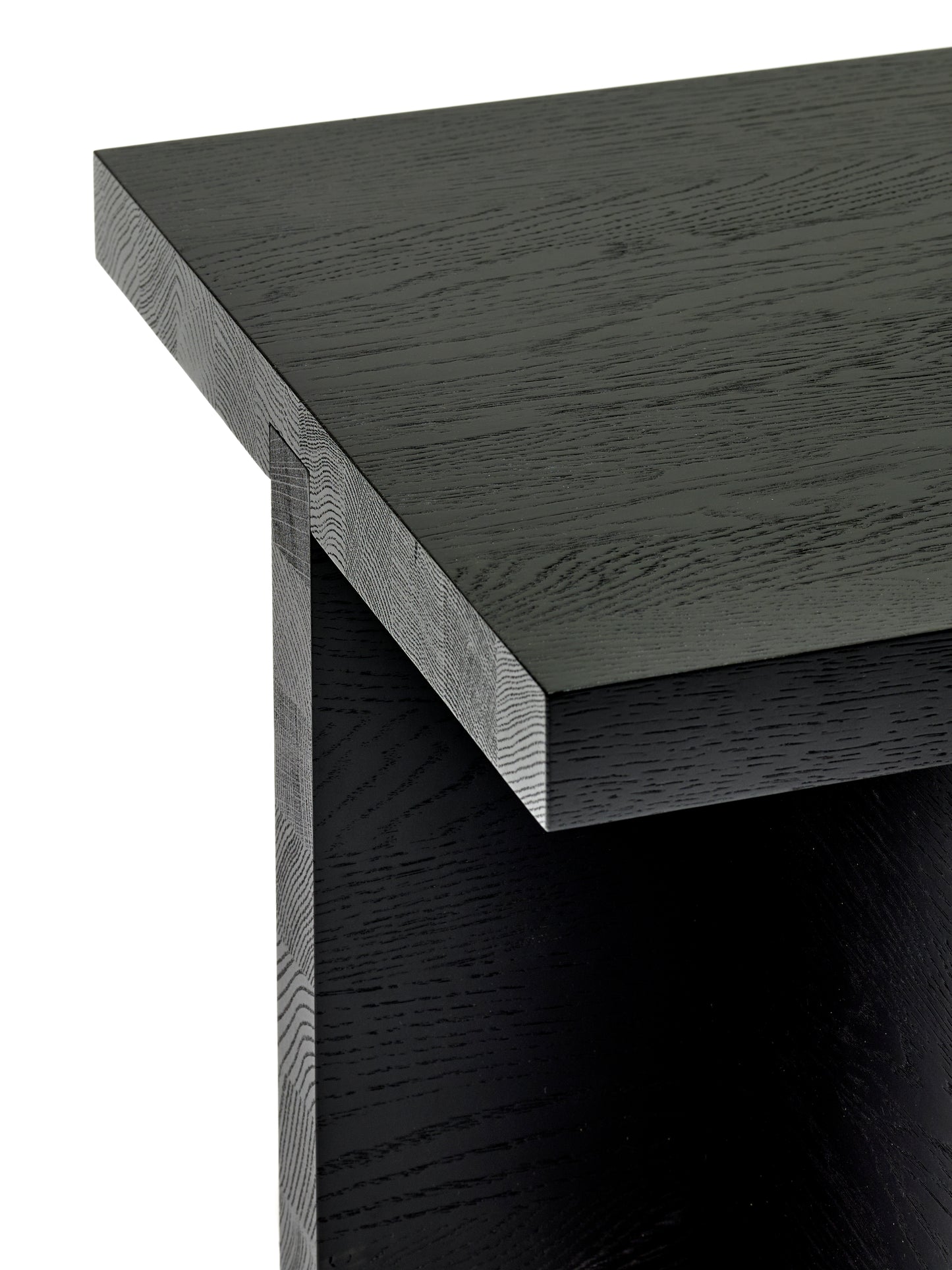 Table d'appoint carrée Rudolph noir