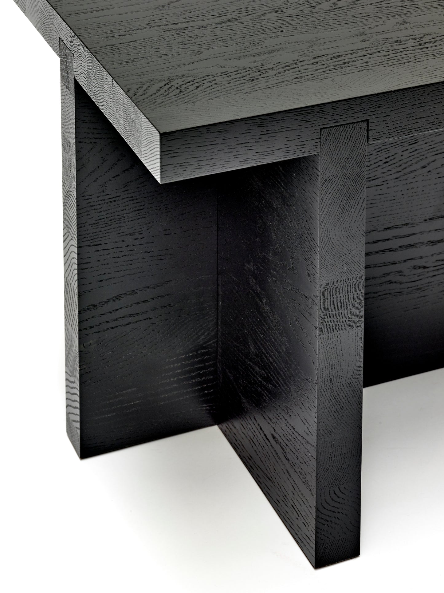 Table d'appoint carrée Rudolph noir