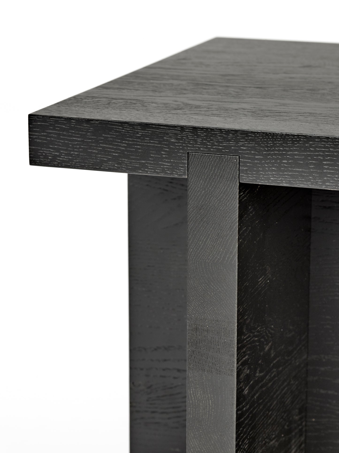 Table d'appoint carrée Rudolph noir