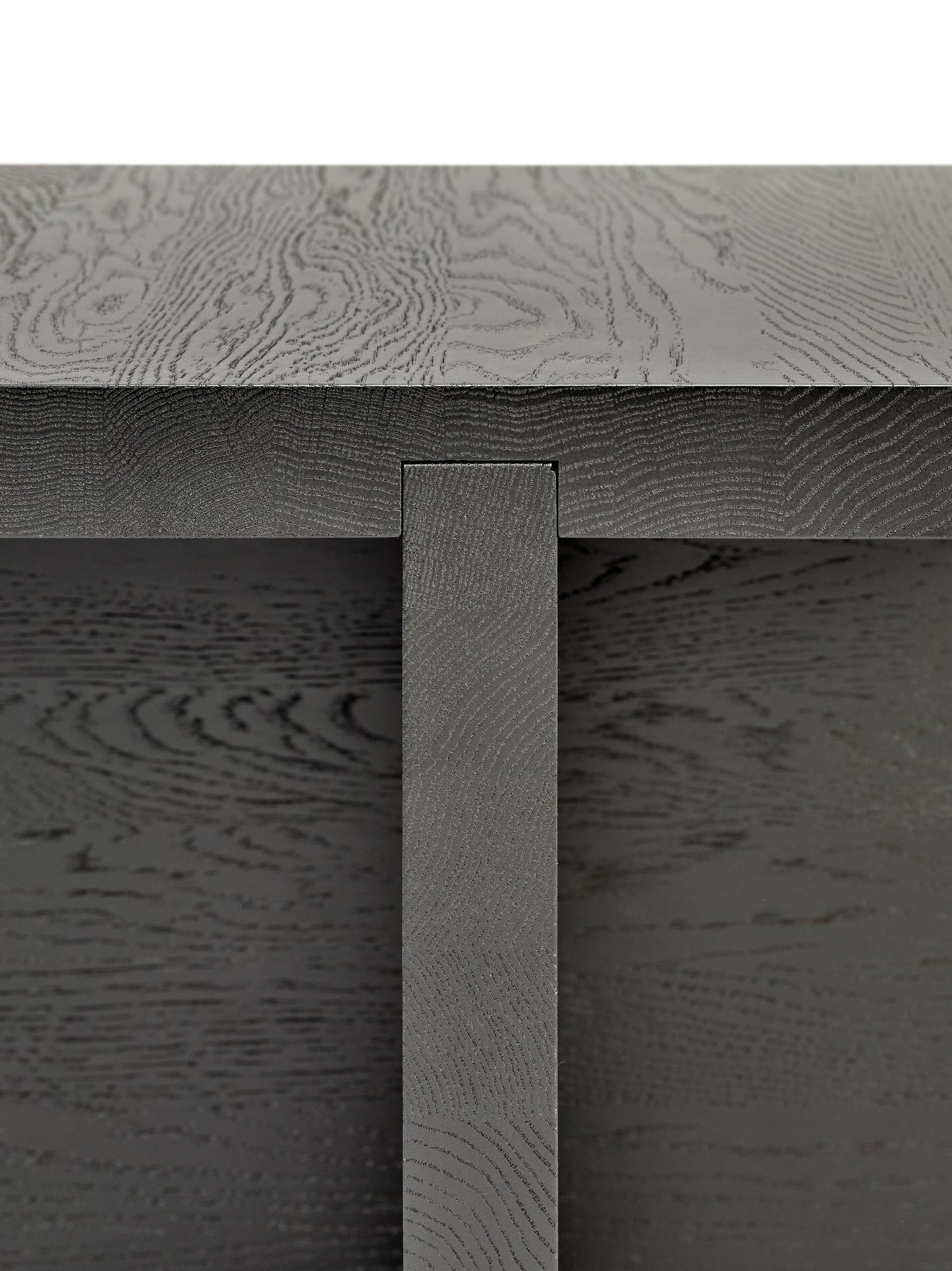 Table d'appoint carrée Rudolph noir
