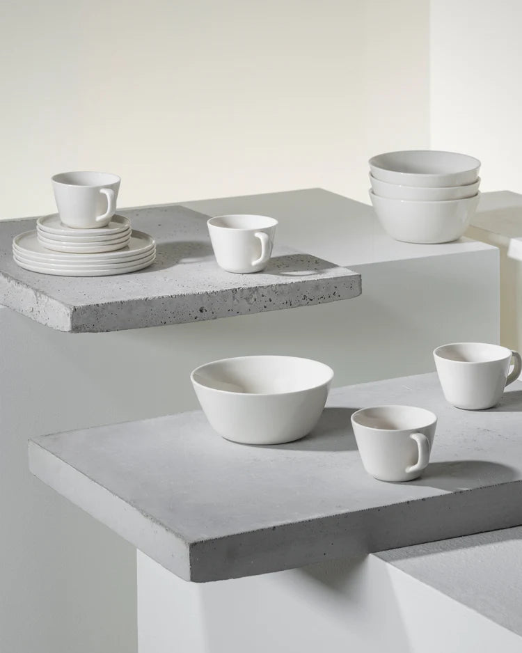 Set de petit-déjeuner 16 pièces ivoire Cena