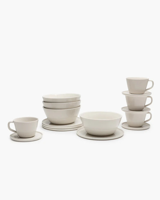 Cena Ivory 16-Piece Breakfast Set