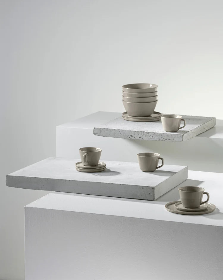 Set de petit-déjeuner 16 pièces sable Cena