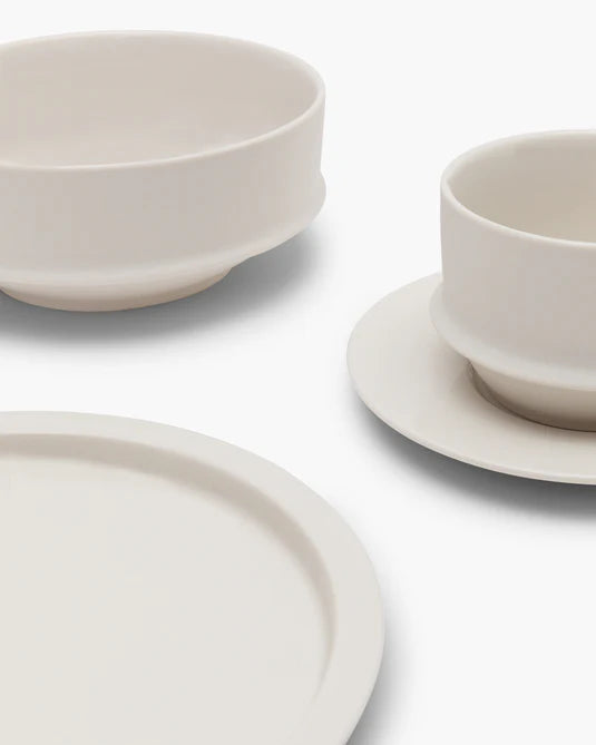 Alabaster Dune 16-piece breakfast set