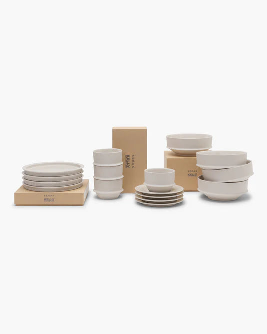 Alabaster Dune 16-piece breakfast set