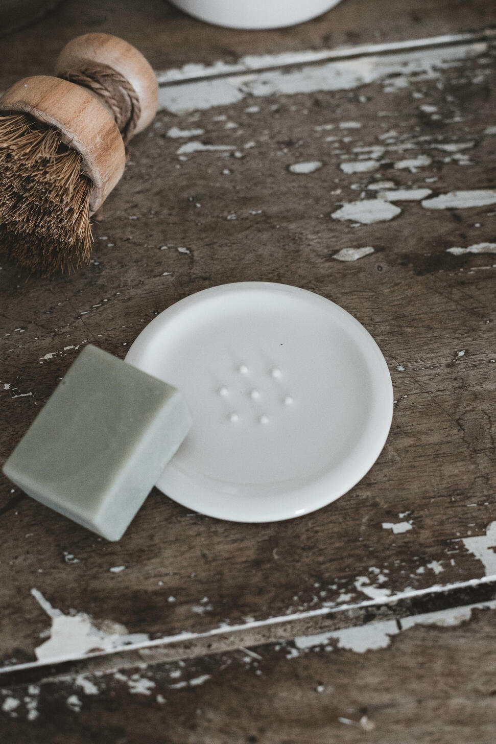 Chalk Canteen Soap Dish