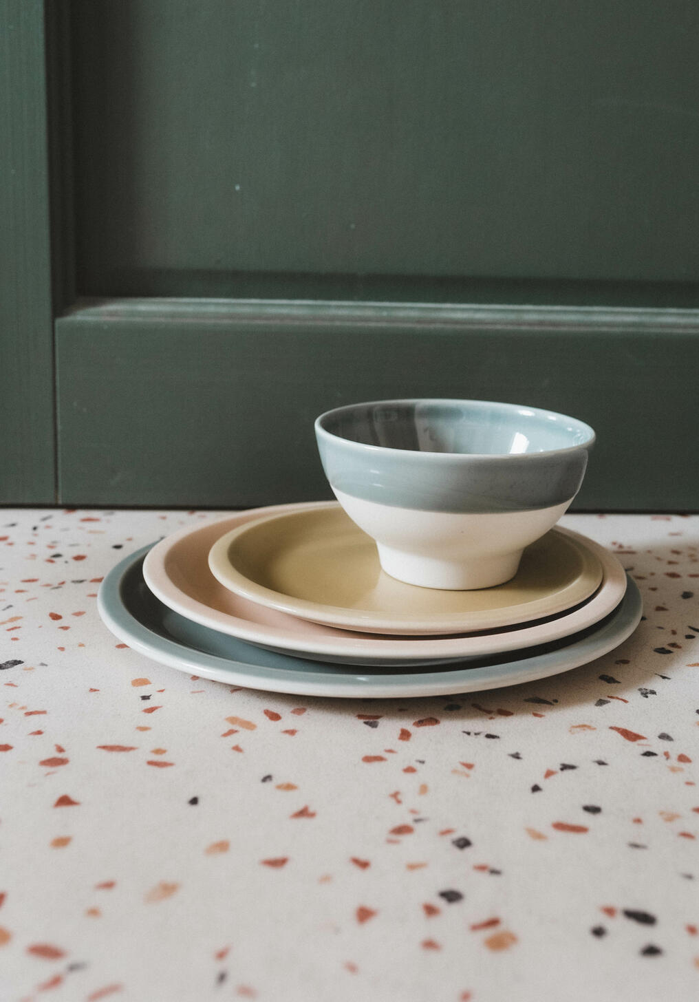 Plate L Canteen Rose Blotting