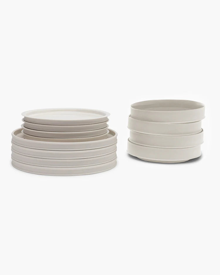 Alabaster Dune 12-Piece Dinner Set