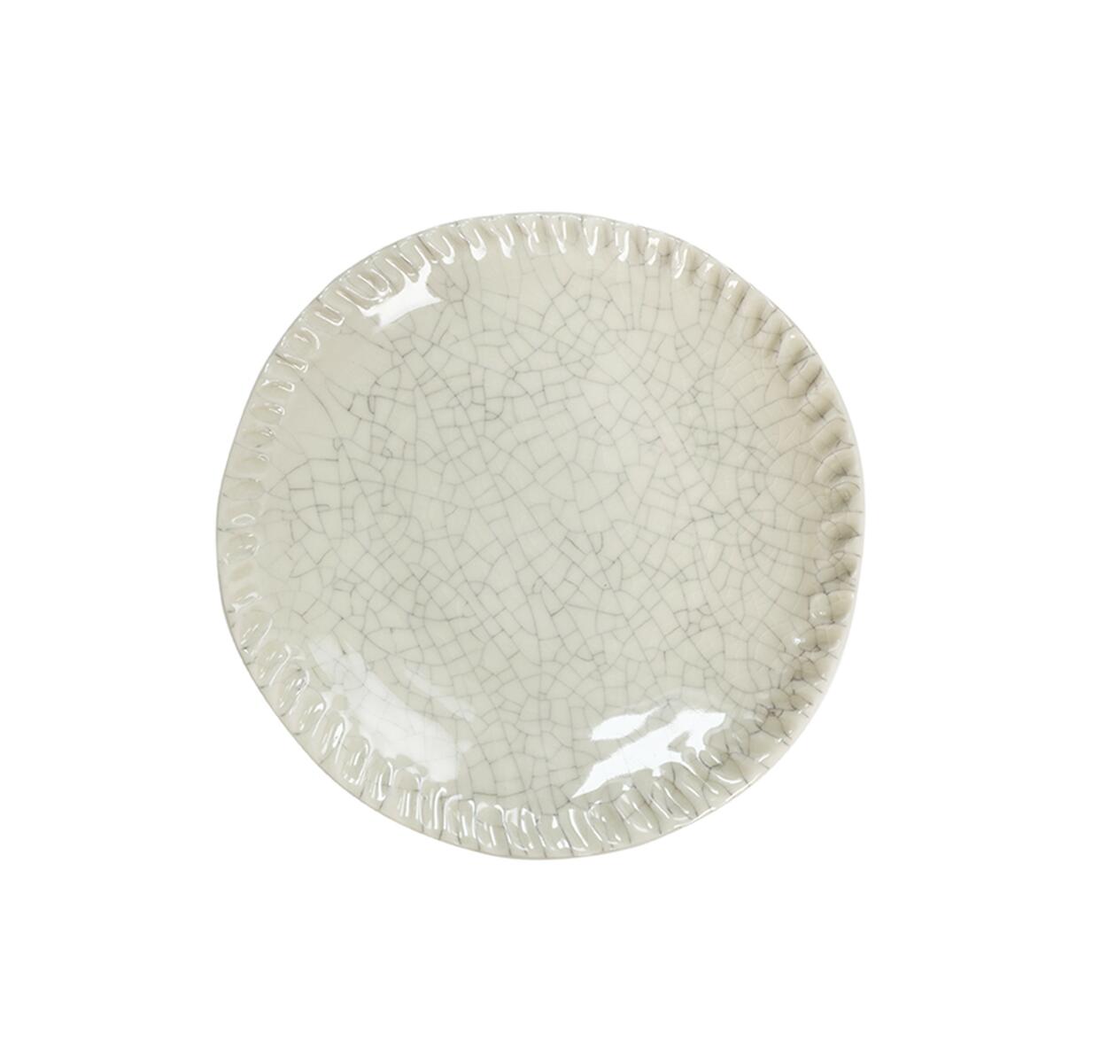 Assiette S Dashi Quartz Craquelé