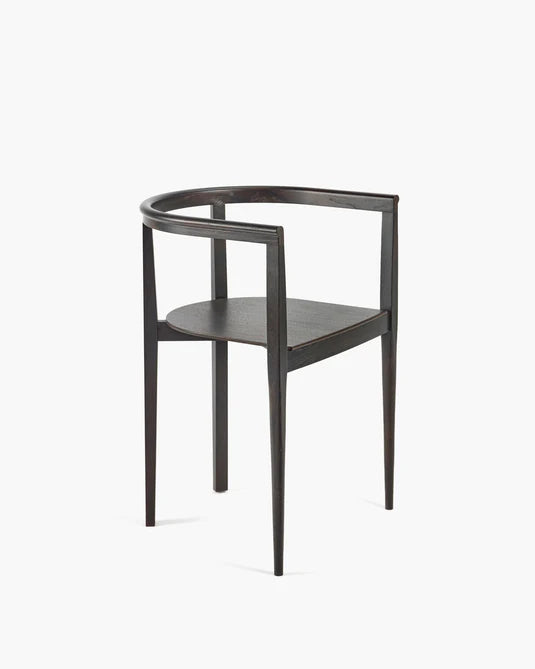 Chaise chêne marron Elé