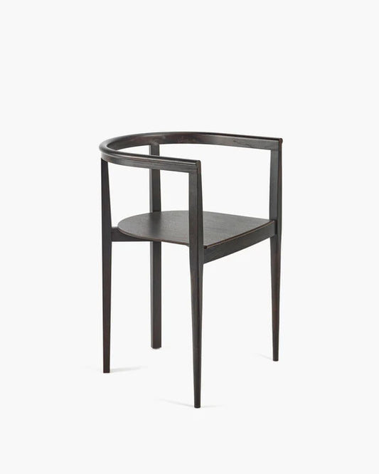 Chaise chêne marron Elé