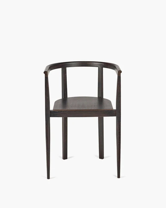 Elé brown oak chair