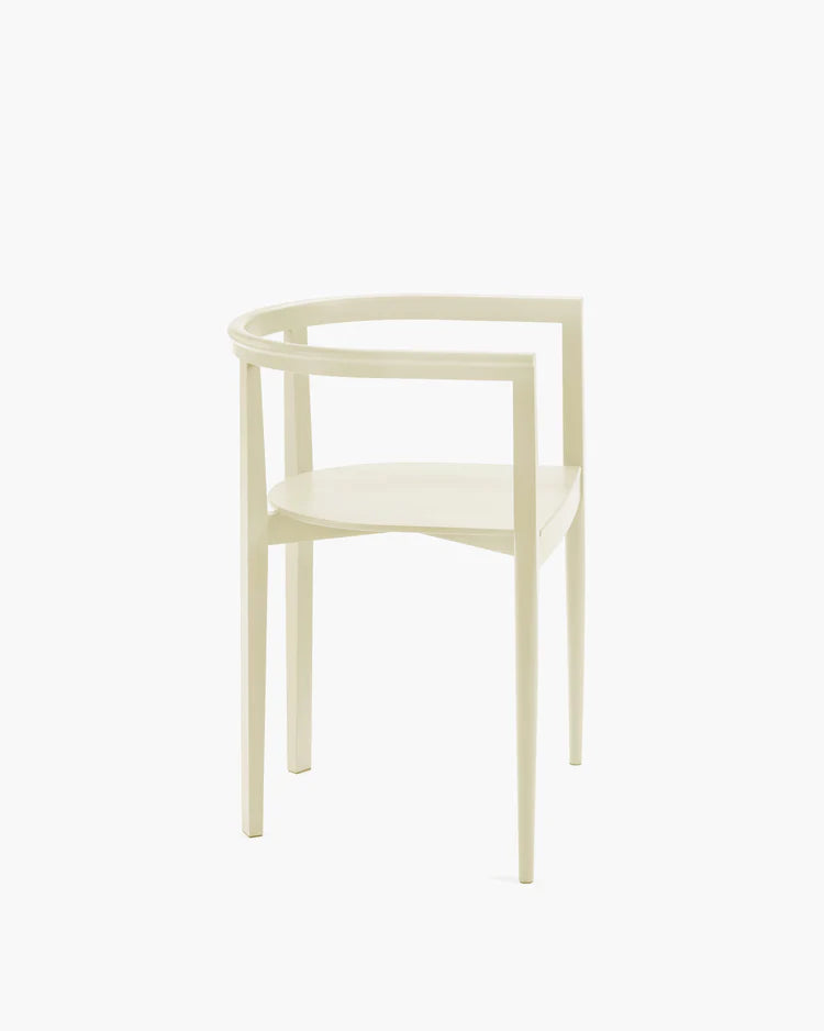 Elé cream beech chair