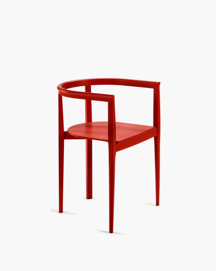 Elé red beech chair