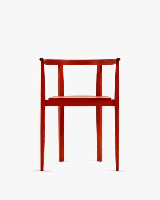 Chaise hêtre rouge Elé