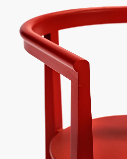 Elé red beech chair