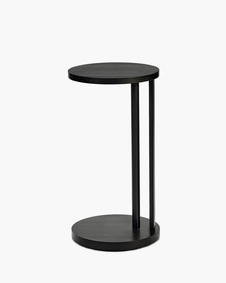 Aura black beech side table L