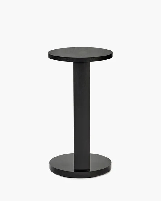 Aura black beech side table L
