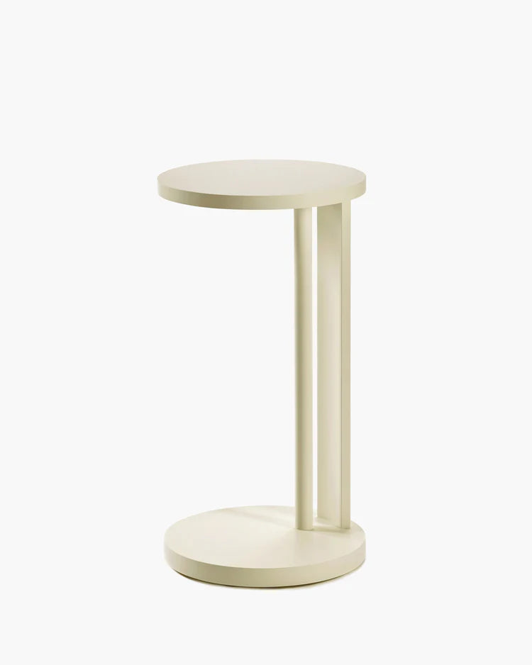 Aura Cream Beech Side Table L