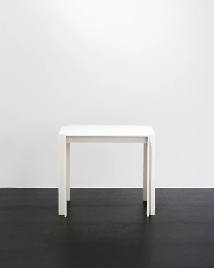 Table hêtre blanc cassé Cora