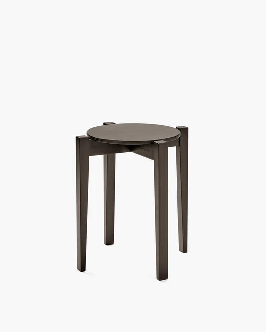 Tabouret chêne brun Eloïs
