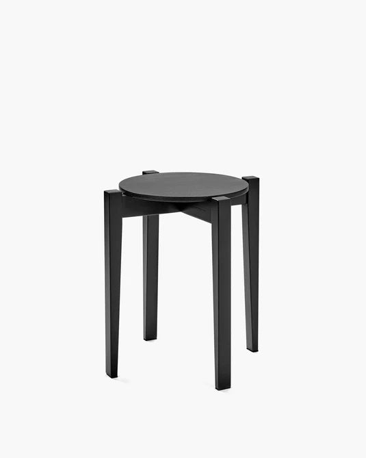 Tabouret hêtre noir Eloïs