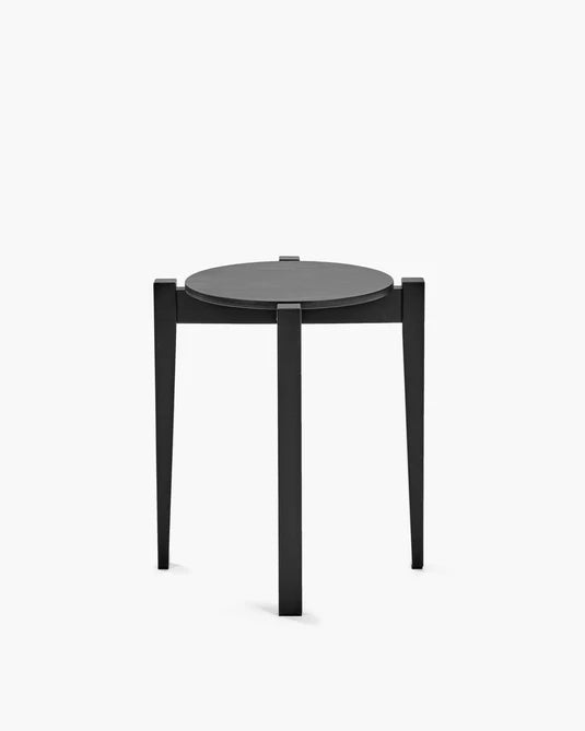 Tabouret hêtre noir Eloïs