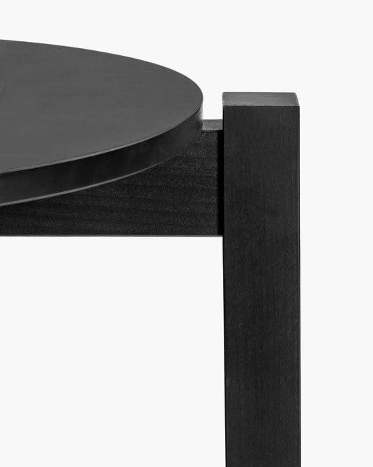 Table haut hêtre noir Eloïs