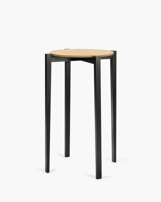 Table L hêtre noir/chêne naturel Eloïs