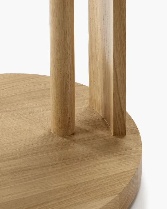 Aura Natural Oak S Side Table with LED Lighting