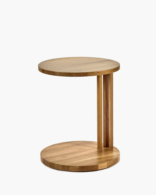 Aura Natural Oak Low Side Table