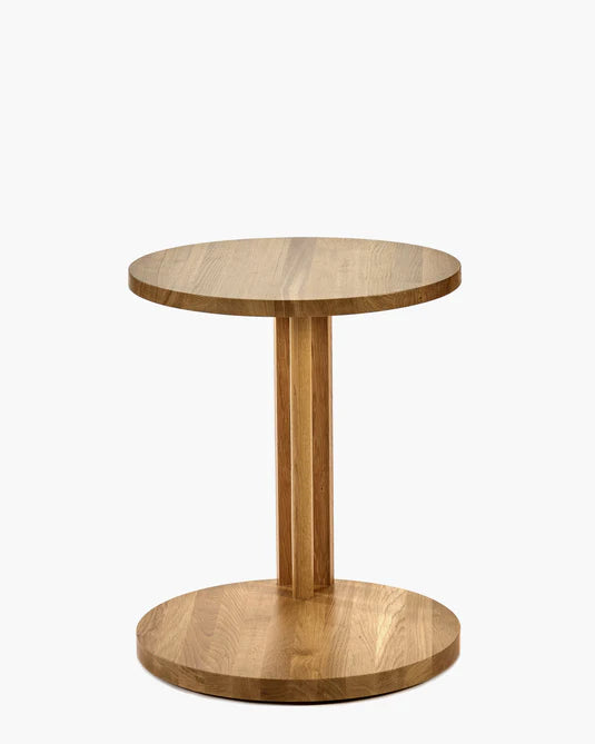 Aura Natural Oak Low Side Table