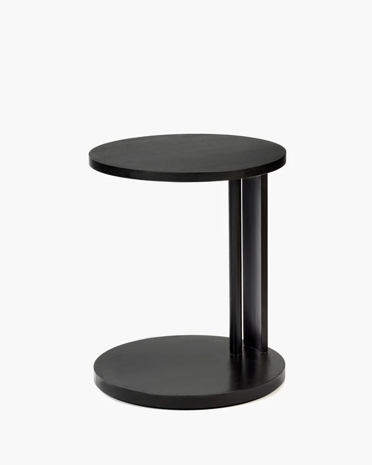 Table d'appoint basse hêtre noir Aura