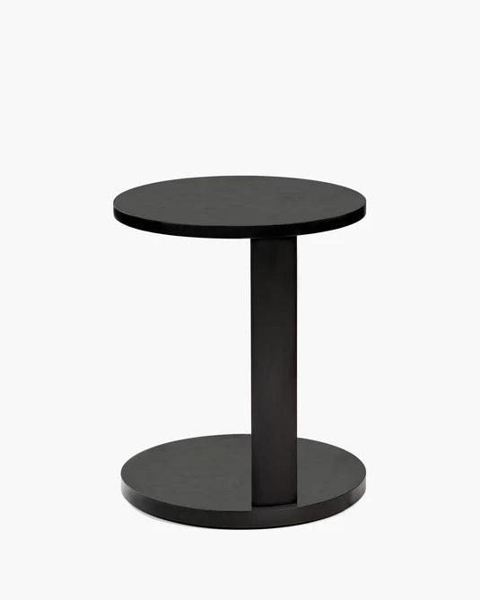Table d'appoint basse hêtre noir Aura