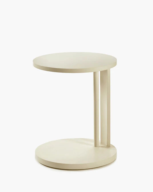 Aura Cream Beech Coffee Side Table
