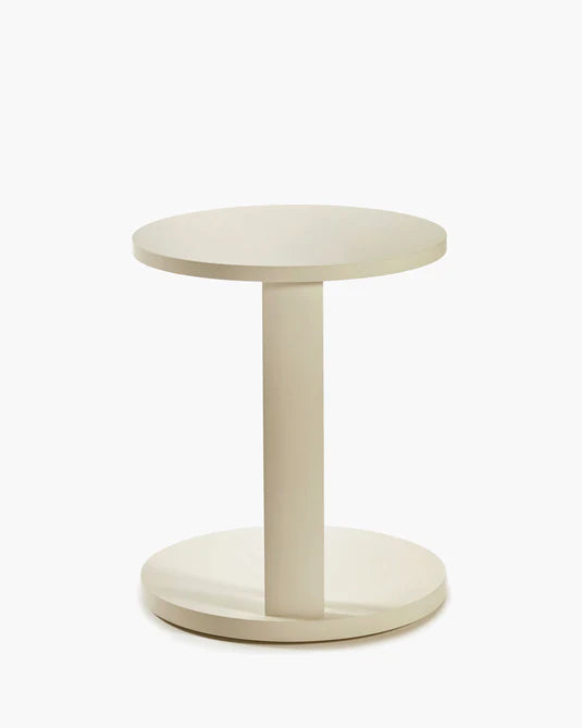 Table d'appoint basse hêtre crème Aura