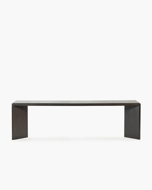 Kubé 2 bruine eiken console