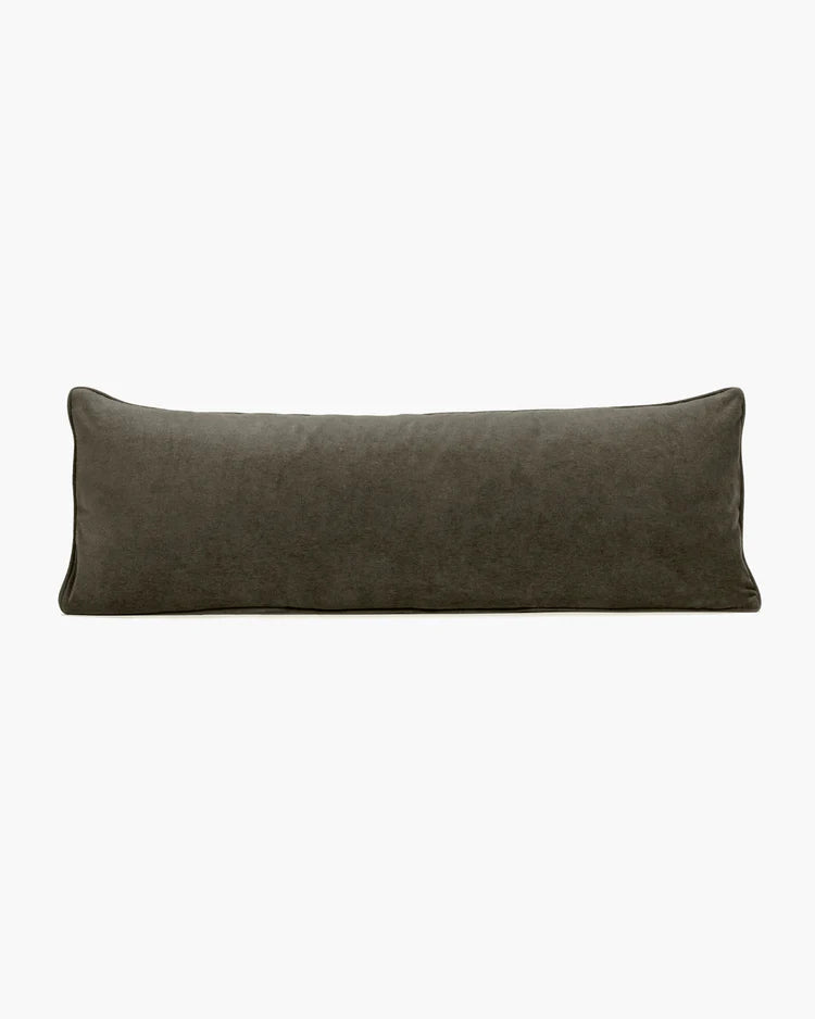Coussin supplémentaire velours taupe Ono 3