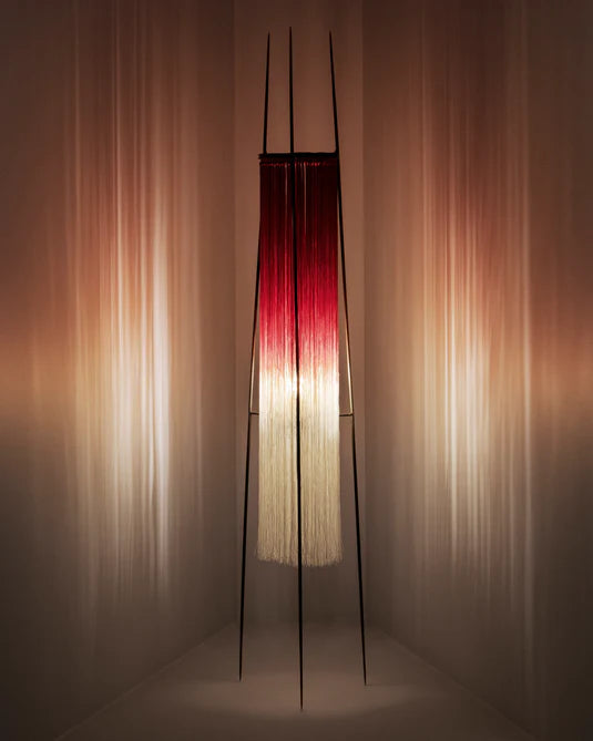 Lampe de table scarlet/crème Kiki
