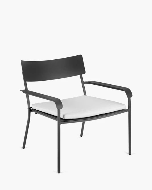 August White Outdoor Lounge Chair Kussen