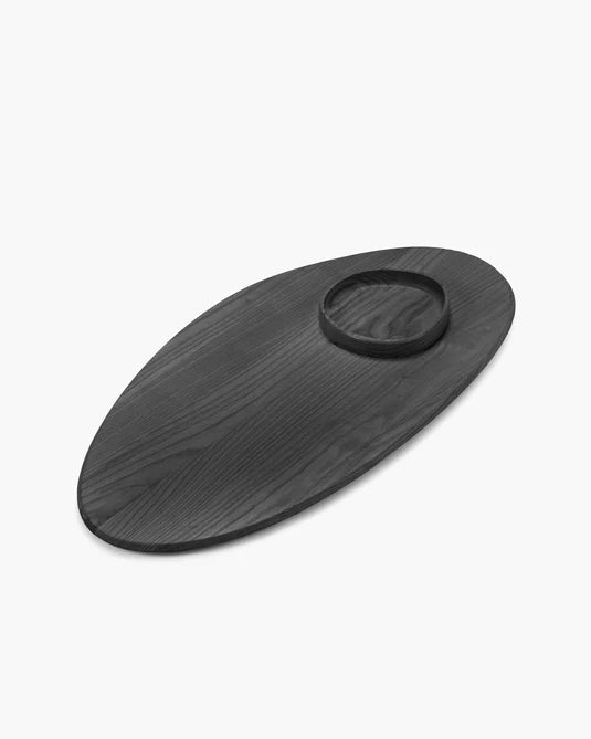 Saucer + bowl 02 black Dune